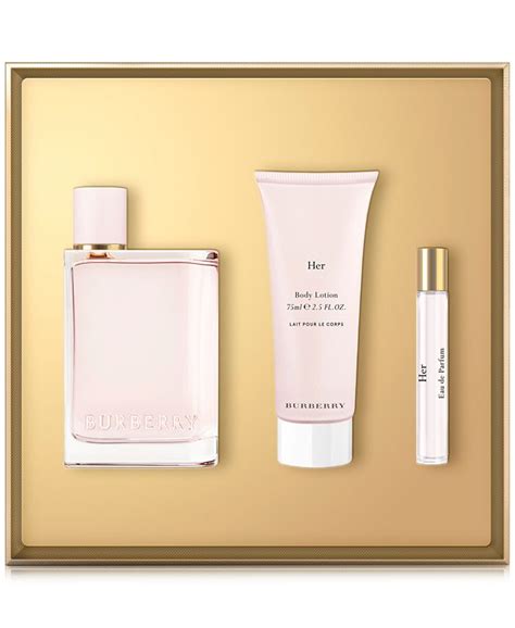 burberry classic perfume gift set|macy's burberry gift set.